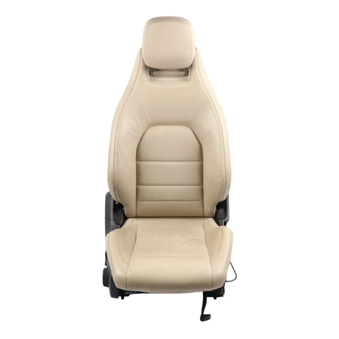  Front Seat Mercedes C204 A207 Coupe Right O/S Leather Beige Interior - SKU A2079101747-17 - Part number A2079101747