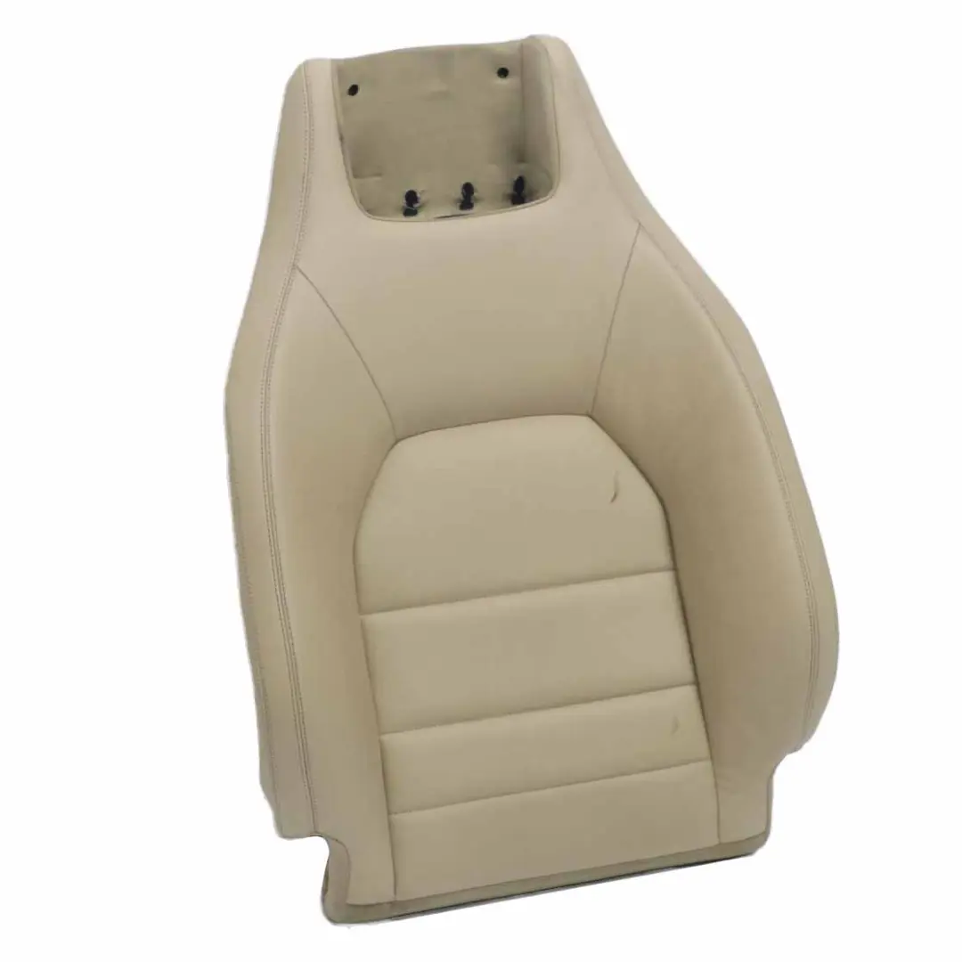 Mercedes C204 C207 Seat Backrest Heated Cover Front Left Right Leather Beige - SKU A2079101747-3 - Part number A2079101747