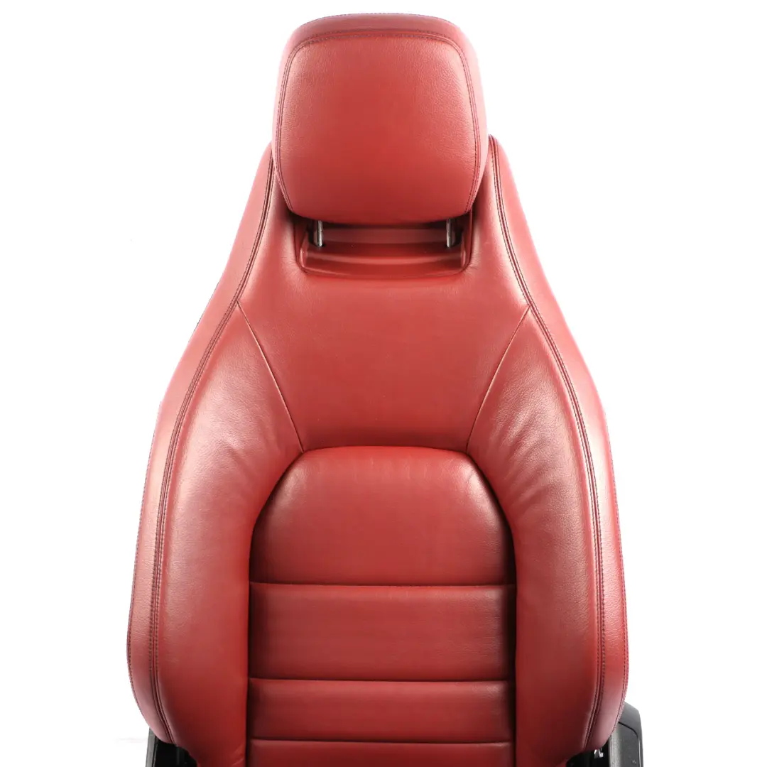  Front Seat Mercedes C204 C207 Left N/S Leather Red Rendezvous Heated - SKU A2079101747-8 - Part number A2079101747