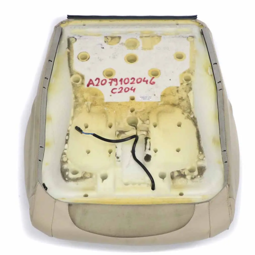 Mercedes C204 C207 Housse de siège chauffante avant gauche droite cuir beige - SKU A2079102046 - Numéro de pièce A2079102046