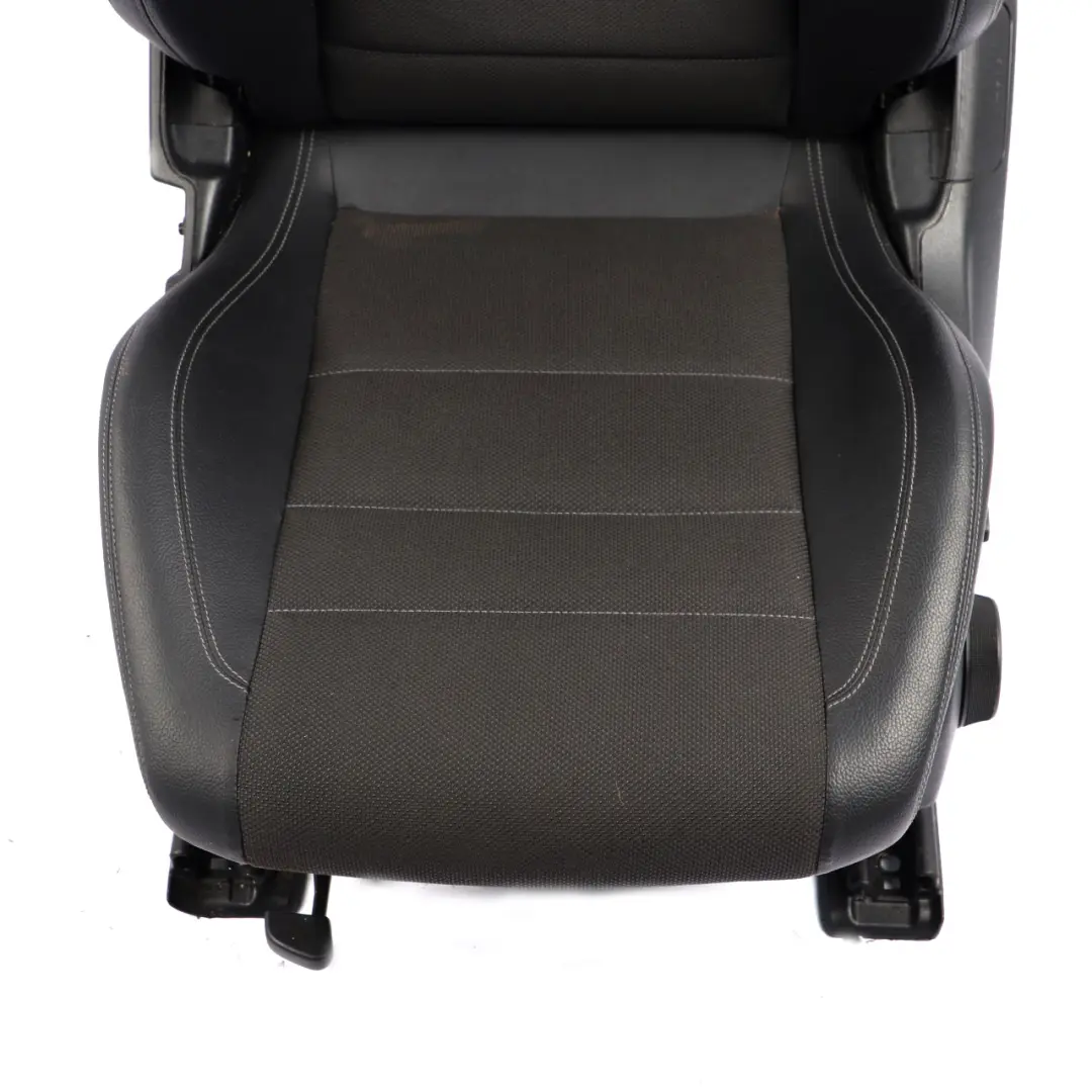 Mercedes C204 C207 A207 Front Seat Leather Cloth Fabric Black Left N/S - SKU A2079104803-1 - Part number A2079104803