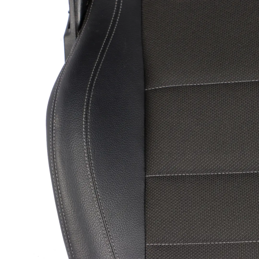 Mercedes C204 C207 A207 Front Seat Leather Cloth Fabric Black Left N/S - SKU A2079104803-1 - Part number A2079104803
