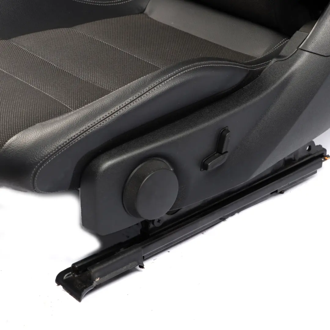 Mercedes C204 C207 A207 Front Seat Leather Cloth Fabric Black Left N/S - SKU A2079104803-1 - Part number A2079104803