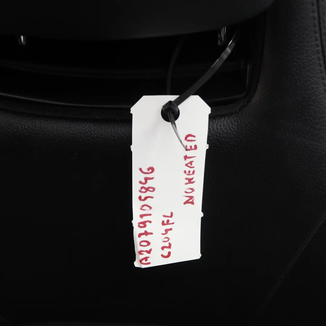 Front Seat Mercedes C204 C207 Coupe Left N/S Cloth Fabric Leather Black to with Part number A2079105846 Front Seat Mercedes C204 C207 Coupe Left N/S Cloth Fabric Leather Black - SKU A2079105846 - Part number A2079105846