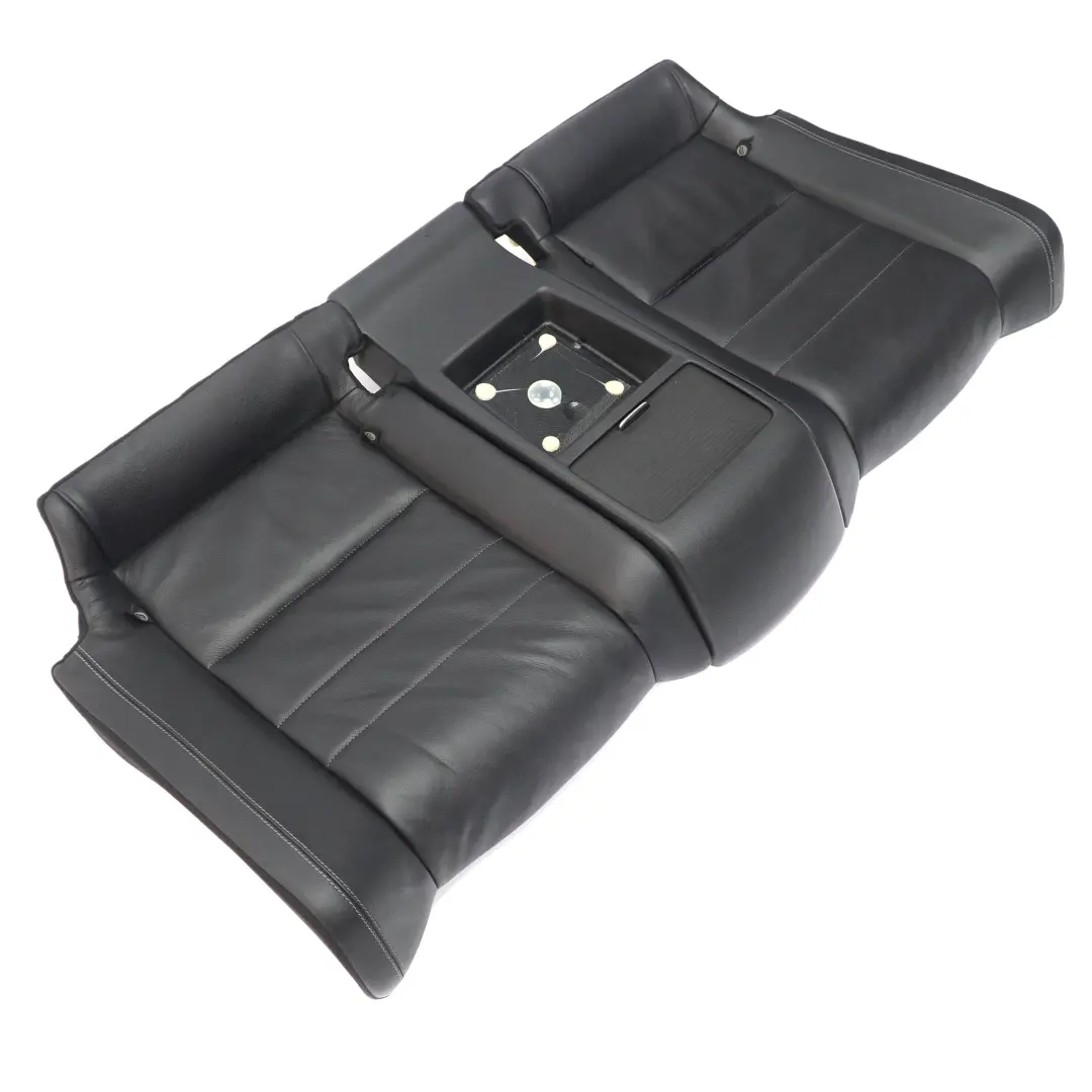 Rear Seat Bench Mercedes C207 W207 Coupe Couch Seat Covering Black Leather - SKU A2079200050-1 - Part number A2079200050