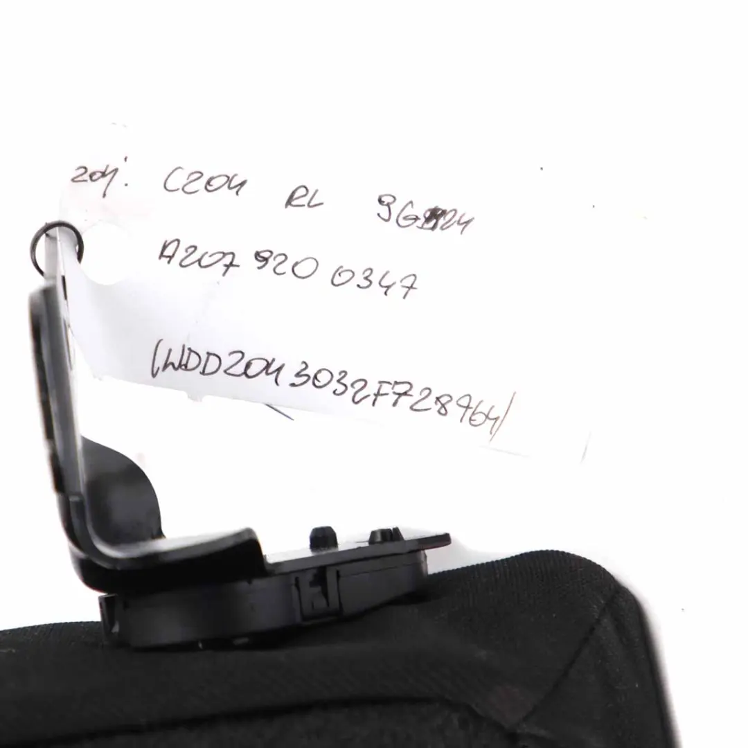 Mercedes C204 C207 Oparcie Kanapy Prawy Tylne Tył Czarny Materiał Skóra - SKU A2079200347 - Numer Części A2079200347