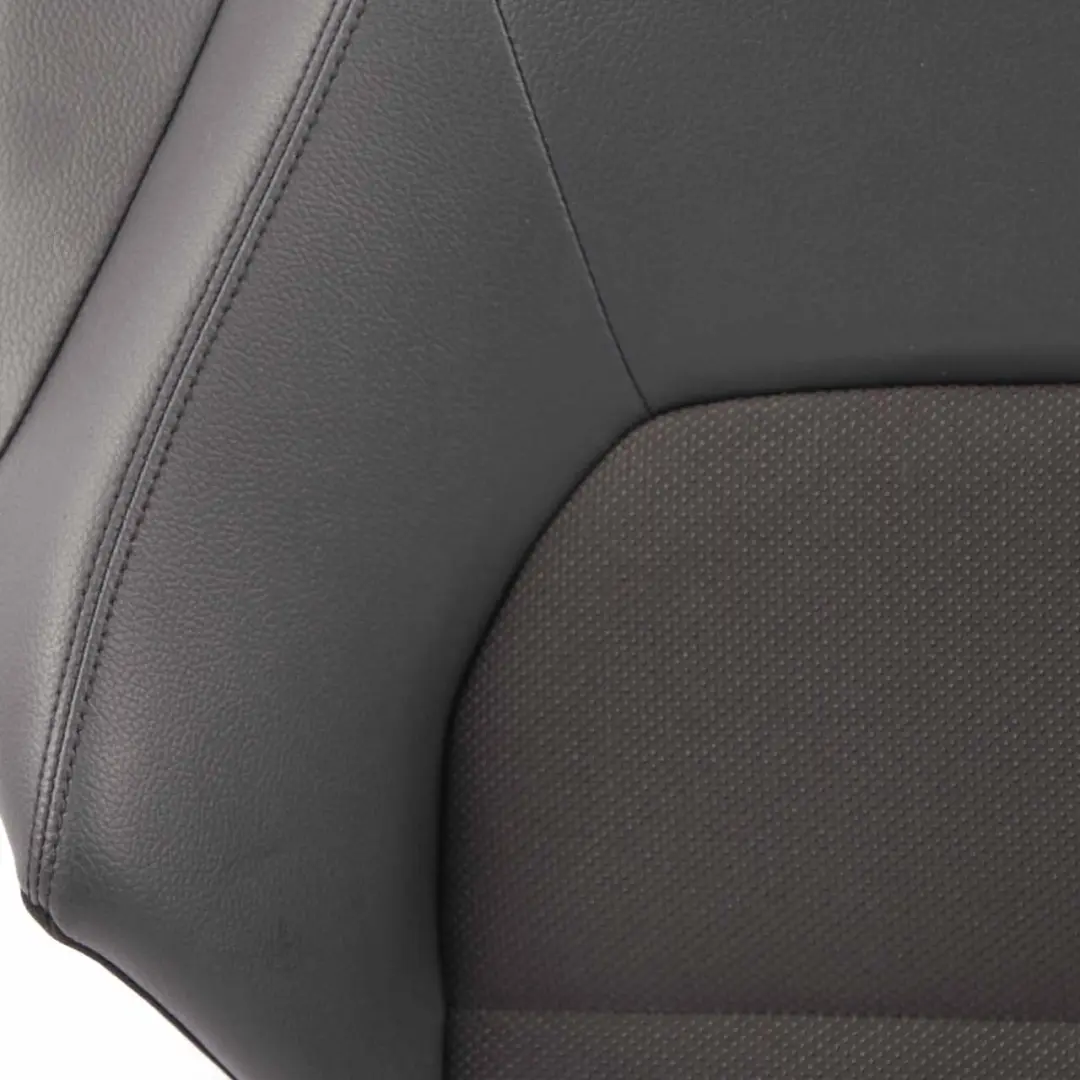 Seat Backrest Mercedes C204 C207 Rear Right O/S Cover Black Cloth Leather - SKU A2079200347 - Part number A2079200347