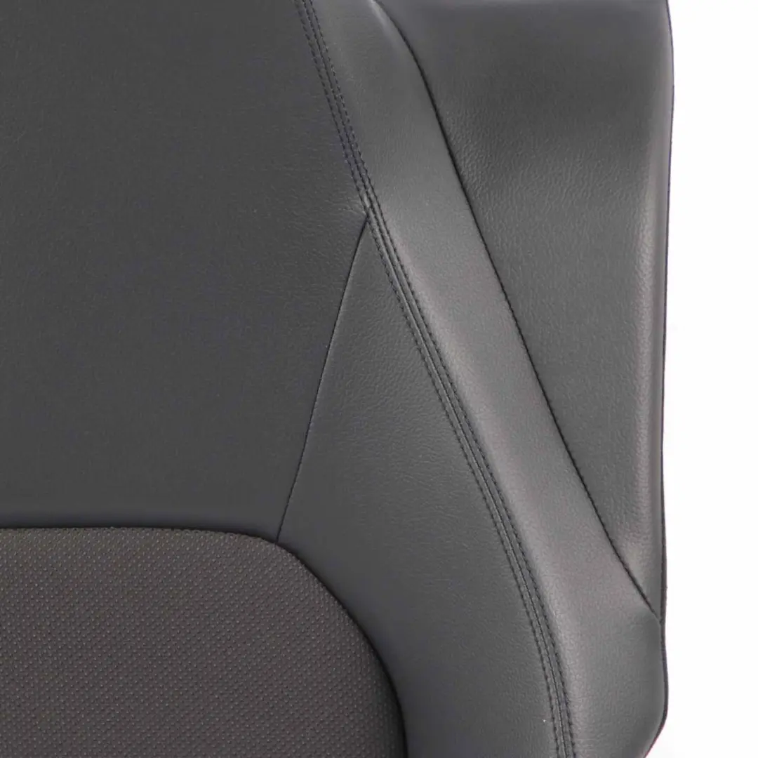 Seat Backrest Mercedes C204 C207 Rear Left N/S Cover Black Cloth Leather - SKU A2079200447 - Part number A2079200447