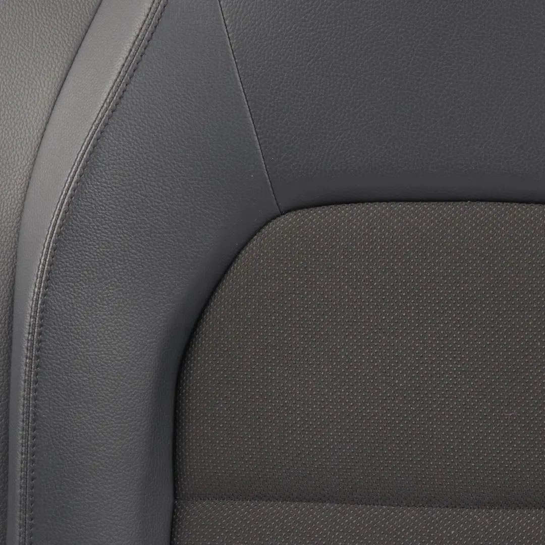 Seat Backrest Mercedes C204 C207 Rear Left N/S Cover Black Cloth Leather - SKU A2079200447 - Part number A2079200447