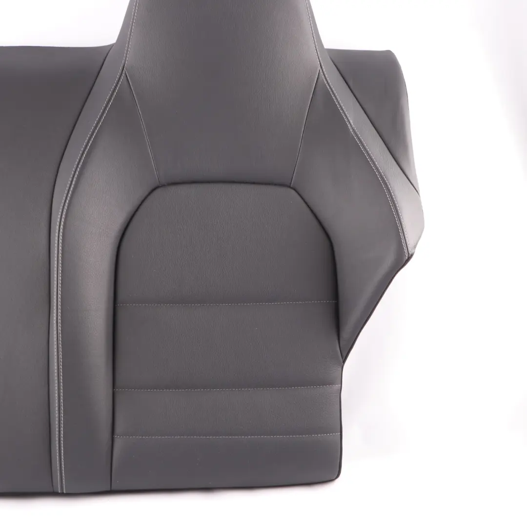 Seat Backrest Mercedes C204 C207 Rear Left N/S Seat Covering Black Leather - SKU A2079200547 - Part number A2079200547