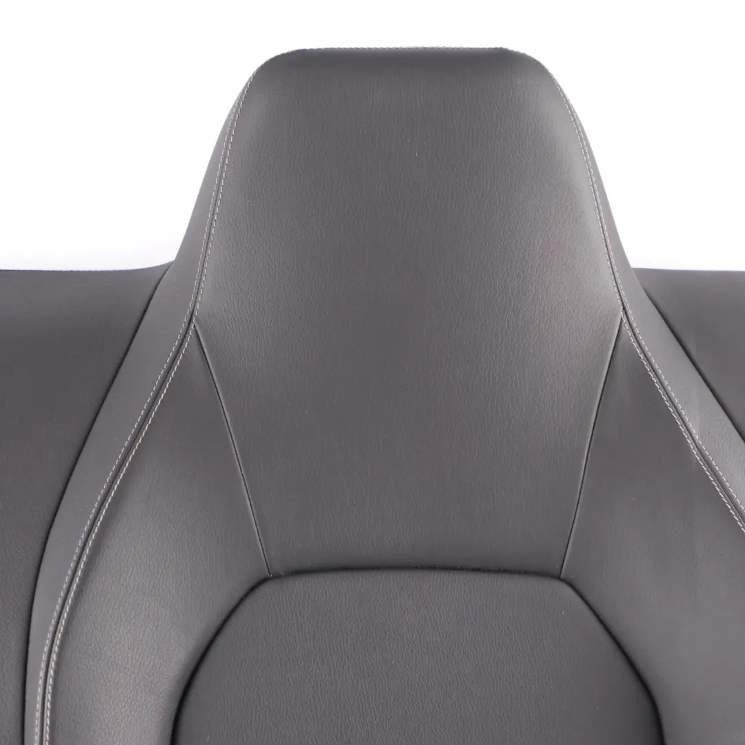 Seat Backrest Mercedes C204 C207 Rear Left N/S Seat Covering Black Leather - SKU A2079200547 - Part number A2079200547