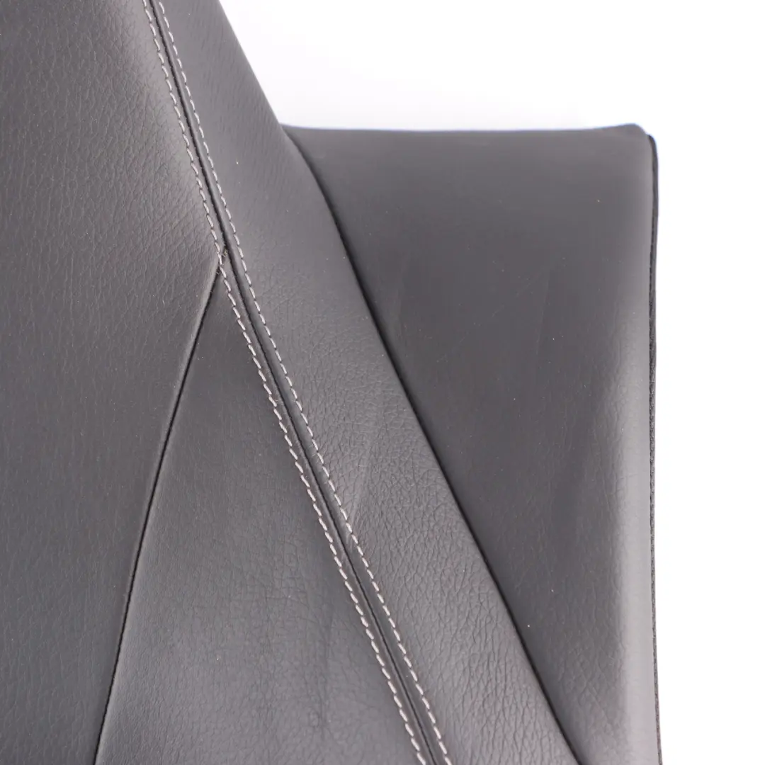 Seat Backrest Mercedes C204 C207 Rear Left N/S Seat Covering Black Leather - SKU A2079200547 - Part number A2079200547