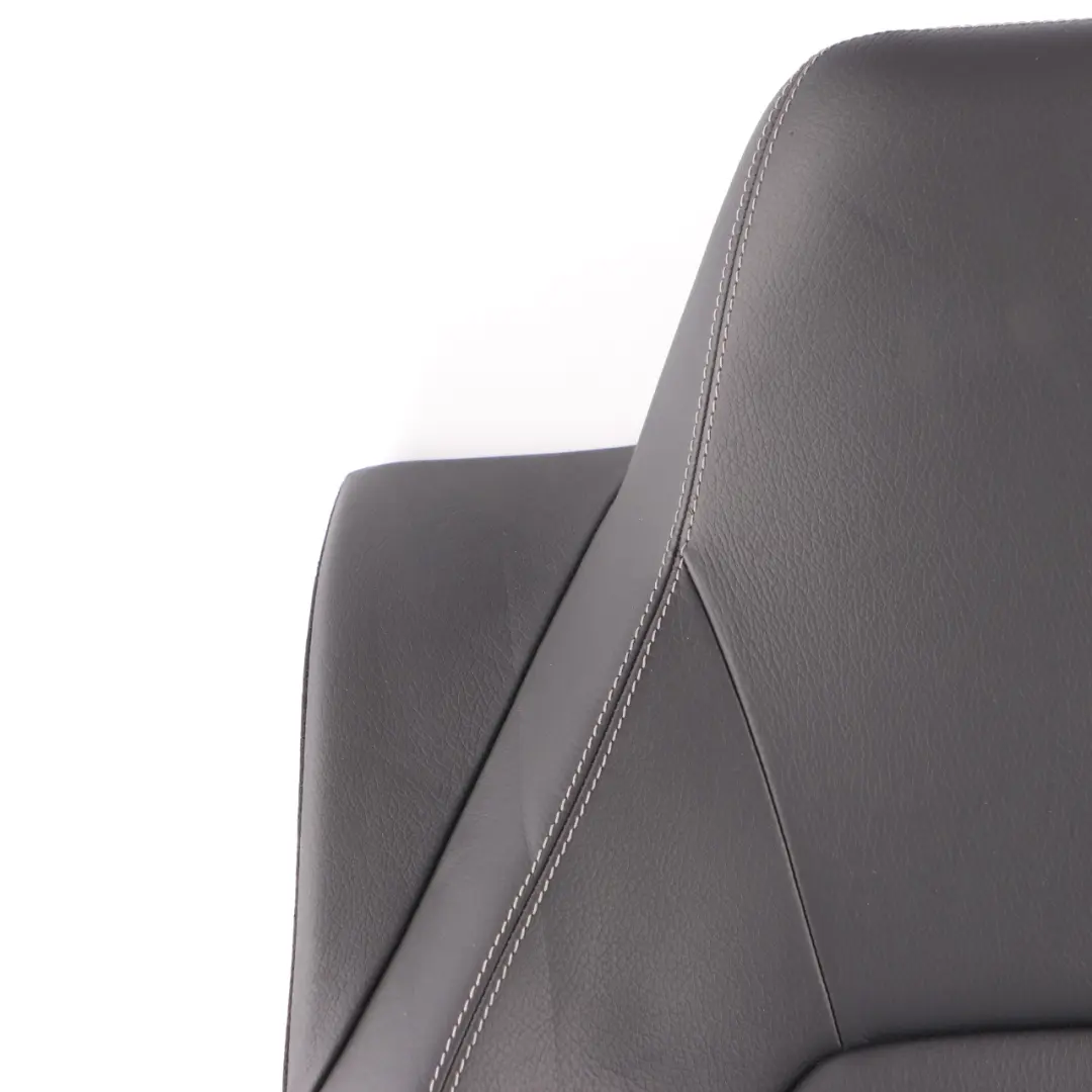 Seat Backrest Mercedes C204 C207 Rear Right O/S Seat Covering Black Leather - SKU A2079200647 - Part number A2079200647