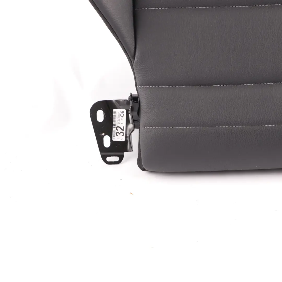 Seat Backrest Mercedes C204 C207 Rear Right O/S Seat Covering Black Leather - SKU A2079200647 - Part number A2079200647