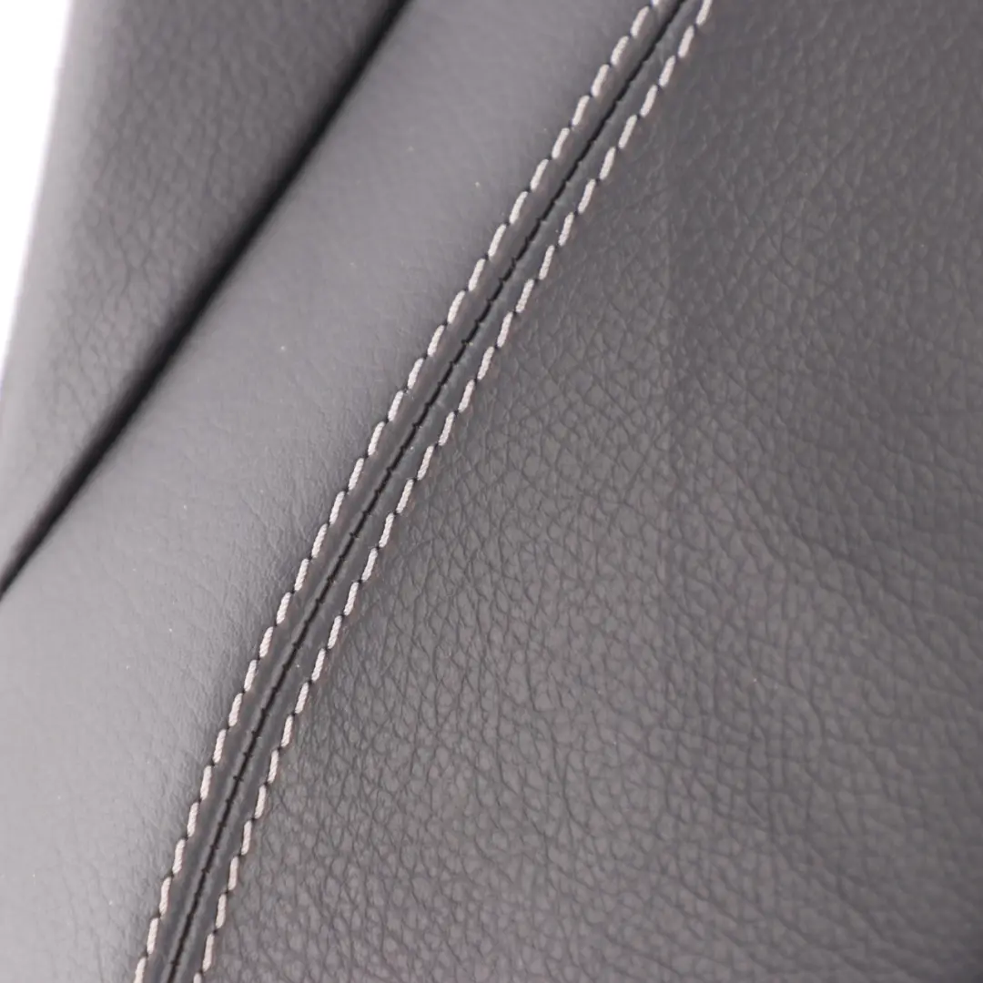 Seat Backrest Mercedes C204 C207 Rear Right O/S Seat Covering Black Leather - SKU A2079200647 - Part number A2079200647