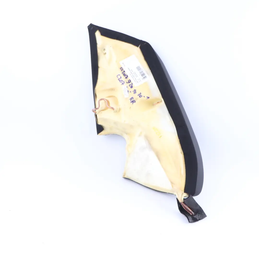 Mercedes C207 Backrest Lateral Panel Rear Seat Right O/S Cloth Leather Black - SKU A2079201030-1 - Part number A2079201030
