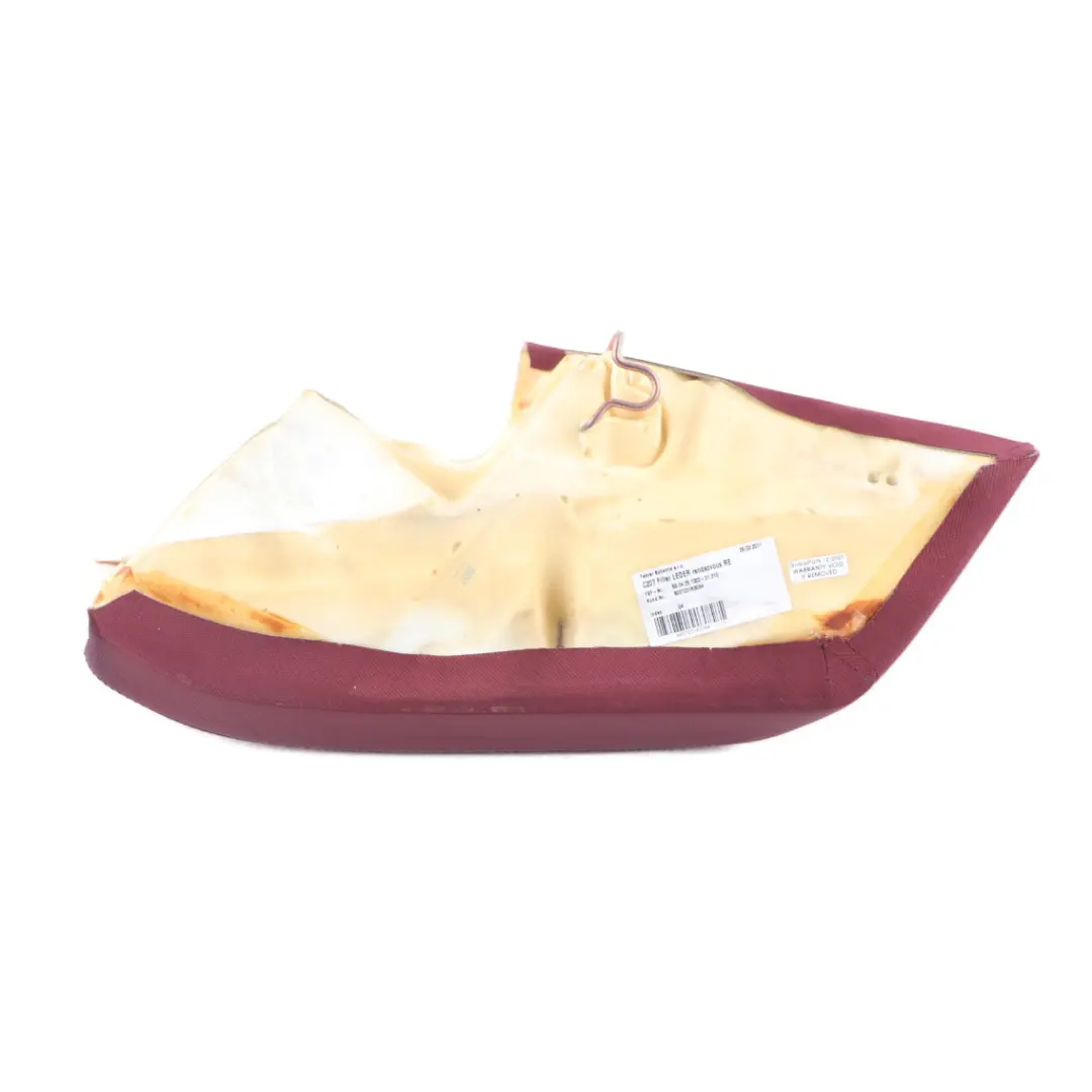 Mercedes C207 Backrest Lateral Panel Rear Seat Right O/S Cloth Leather Red - SKU A2079201030-2 - Part number A2079201030
