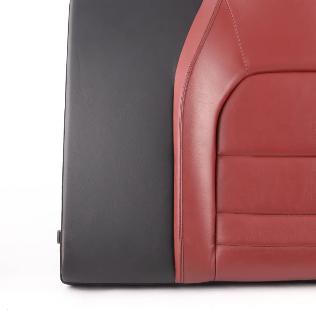 Mercedes C204 C207 Respaldo Asiento Trasero Izquierdo Cubre Respaldo Cuero Rojo - SKU A2079201347-1 - Número de pieza A2079201347