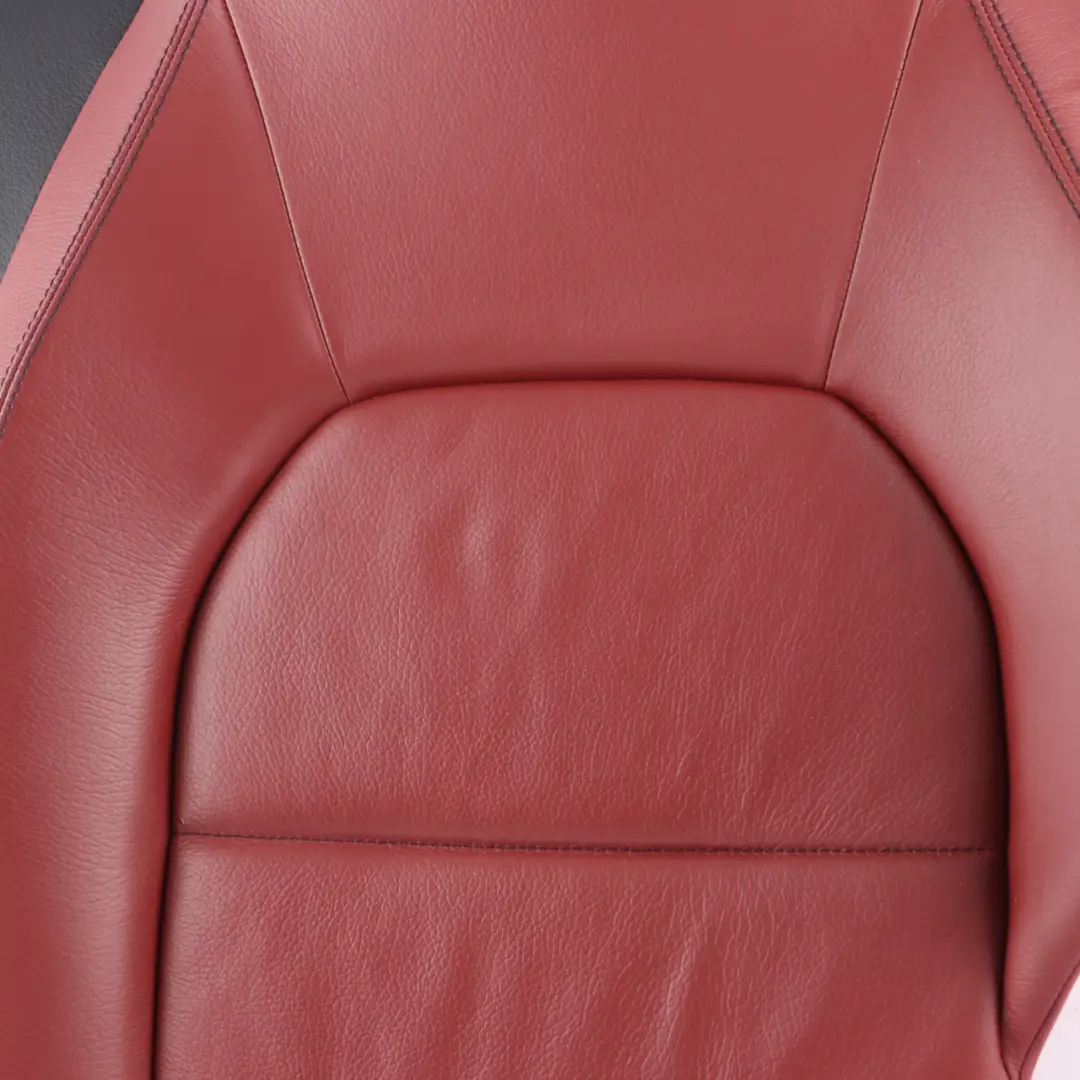 Respaldo Asiento Trasero Izquierdo Cubre Respaldo Cuero Rojo para Mercedes C204 C207 con número de pieza A2079201347 Mercedes C204 C207 Respaldo Asiento Trasero Izquierdo Cubre Respaldo Cuero Rojo - SKU A2079201347-1 - Número de pieza A2079201347