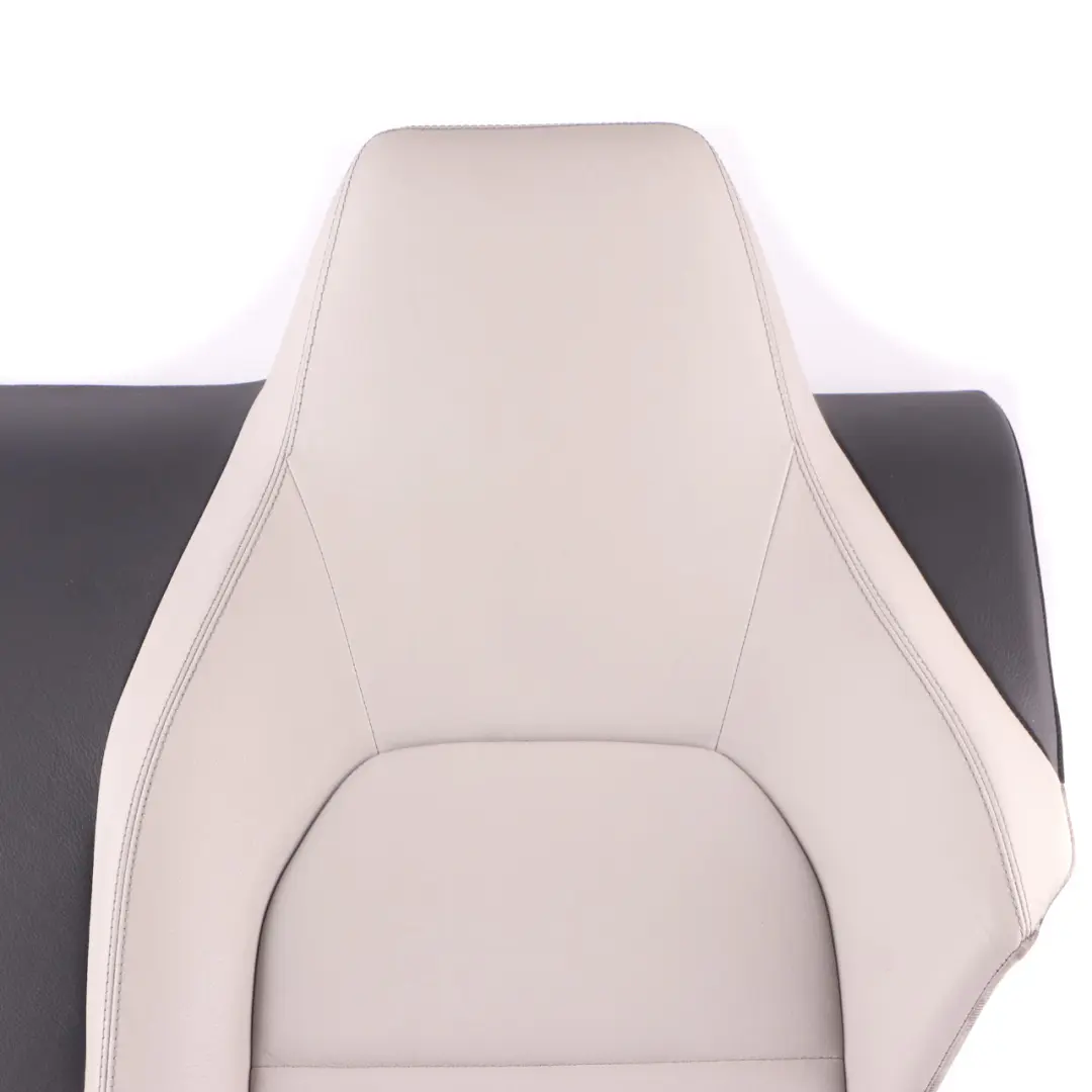 Backrest Mercedes C204 C207 Rear Left N/S Back Cover Leather Black Beige to Seat with Part number A2079201347 Seat Backrest Mercedes C204 C207 Rear Left N/S Back Cover Leather Black Beige - SKU A2079201347-2 - Part number A2079201347