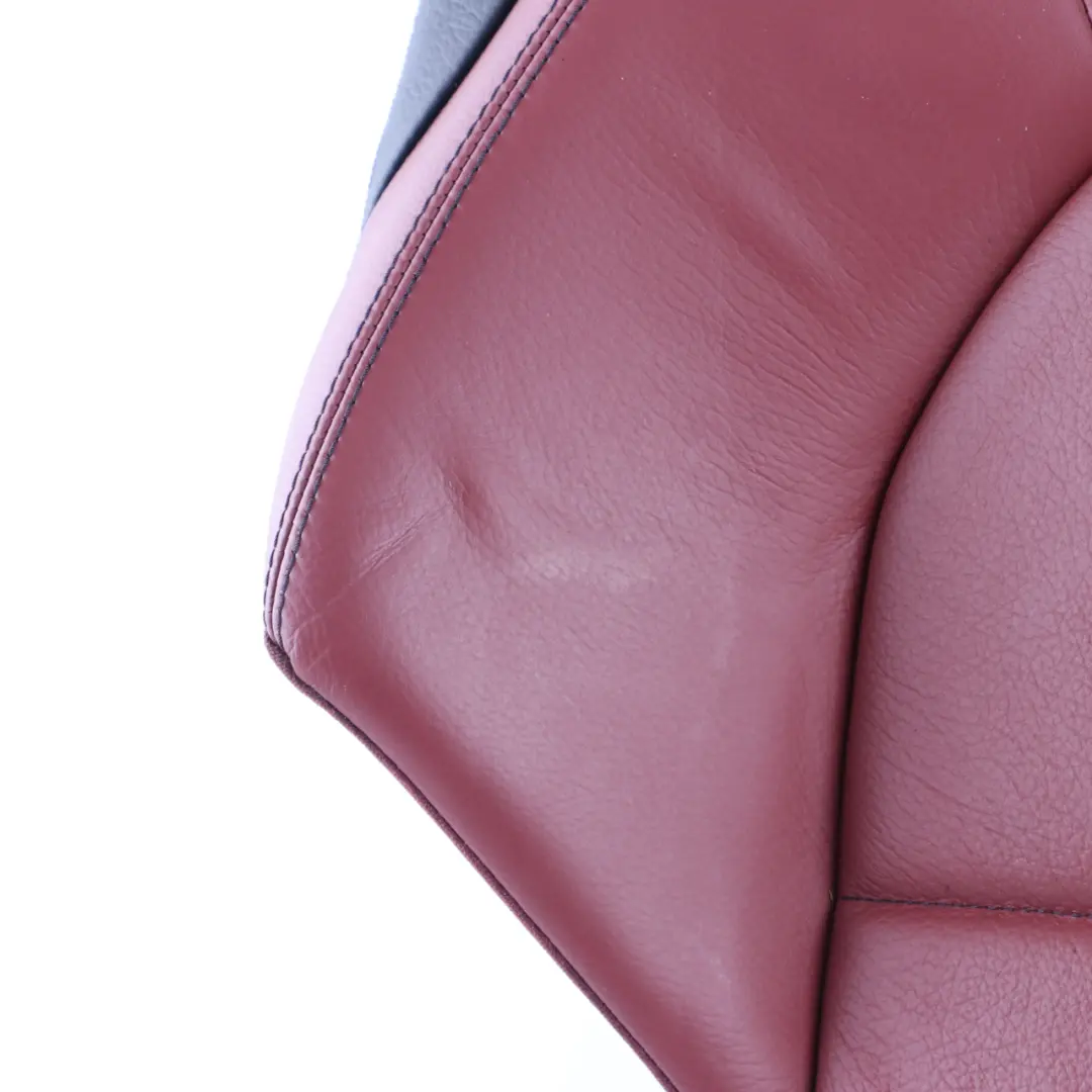 Mercedes C204 C207 Respaldo Asiento Trasero Derecho Tapa Trasera Cuero Rojo - SKU A2079201447-1 - Número de pieza A2079201447