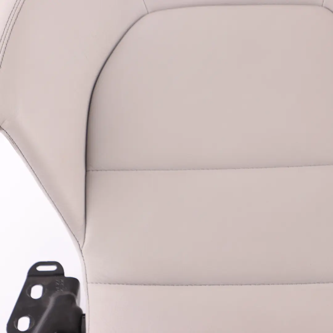 Mercedes C204 Seat Back Rest Rear Right O/S Outer Cover Leather Gray - SKU A2079201447-2 - Part number A2079201447