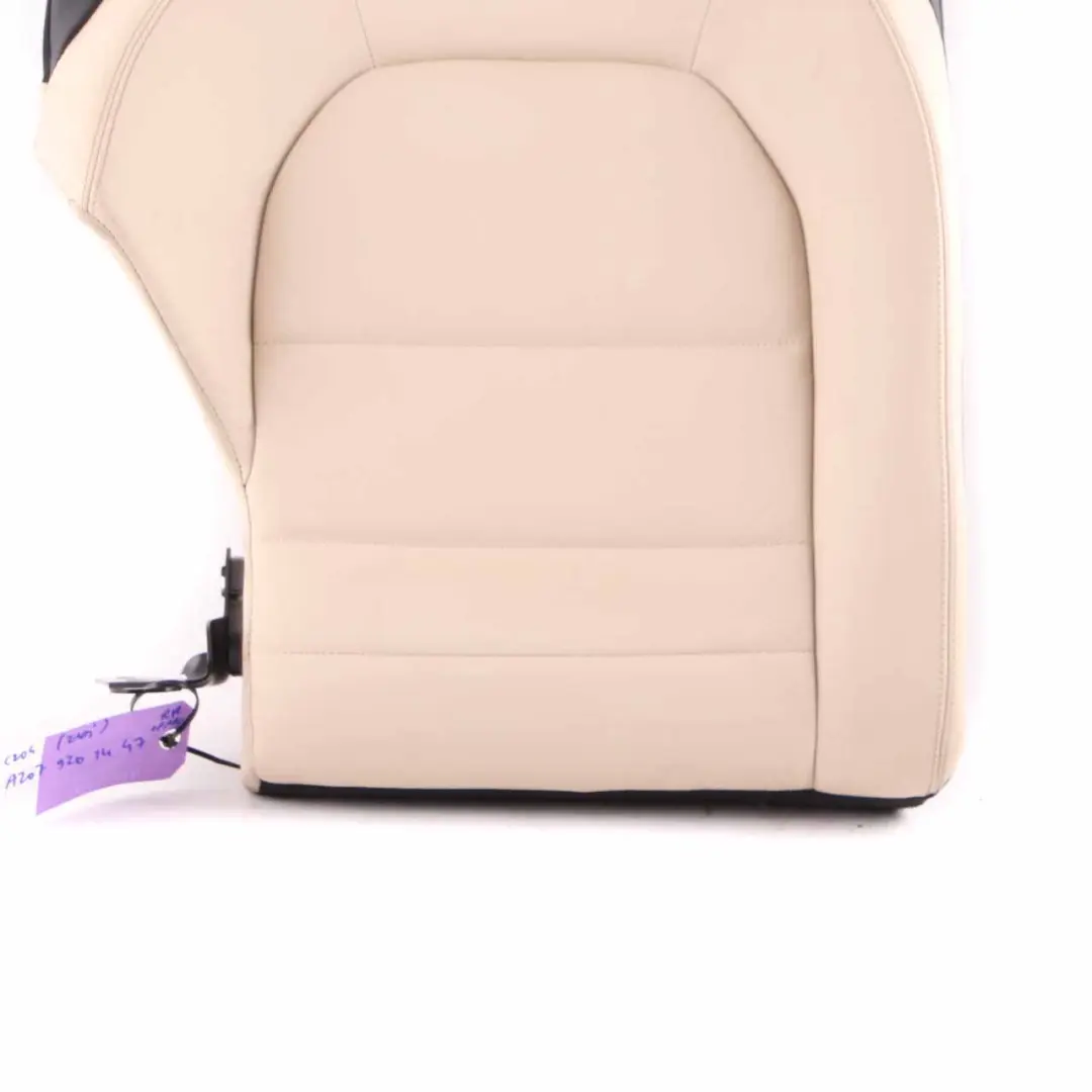 Backrest Mercedes C204 C207 Rear Right O/S Back Cover Leather Beige to Seat with Part number A2079201447 Seat Backrest Mercedes C204 C207 Rear Right O/S Back Cover Leather Beige - SKU A2079201447 - Part number A2079201447
