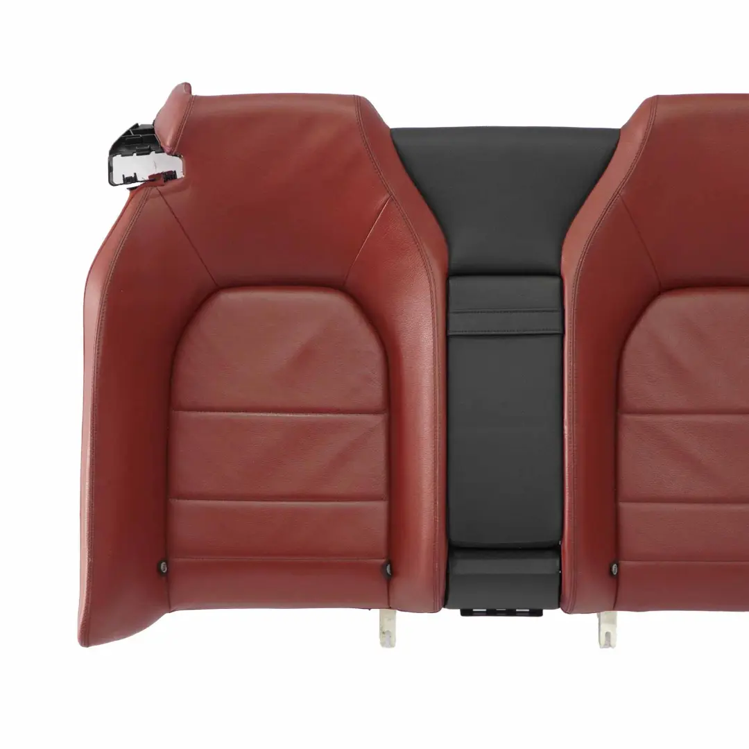 Mercedes A207 Cabrio Rear Seat Backrest Back Rest Covering Red Leather - SKU A2079202847 - Part number A2079202847