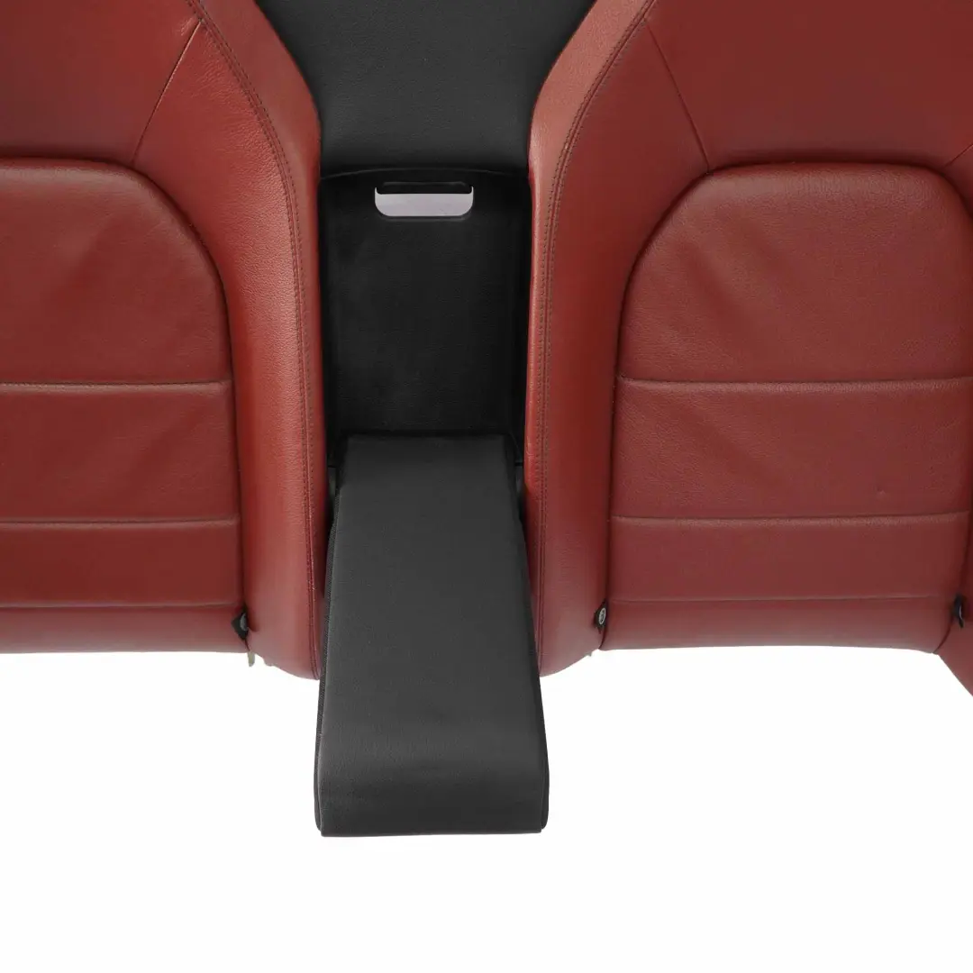 Mercedes A207 Cabrio Rear Seat Backrest Back Rest Covering Red Leather - SKU A2079202847 - Part number A2079202847