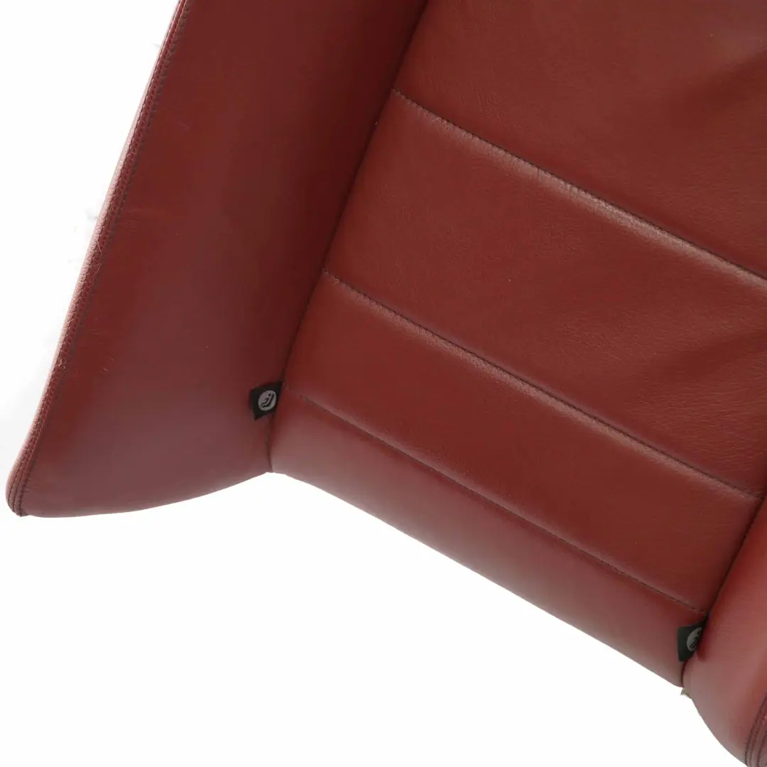 Mercedes A207 Cabrio Rear Seat Backrest Back Rest Covering Red Leather - SKU A2079202847 - Part number A2079202847