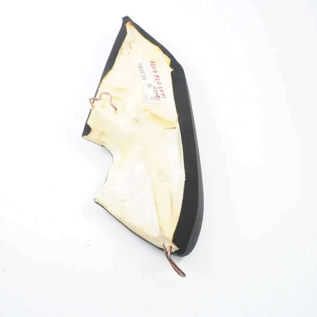 Lateral Panel Mercedes C204 C207 Coupe Rear Seat Right O/S Finisher Leather to with Part number A2079203001 Lateral Panel Mercedes C204 C207 Coupe Rear Seat Right O/S Finisher Leather - SKU A2079203001 - Part number A2079203001