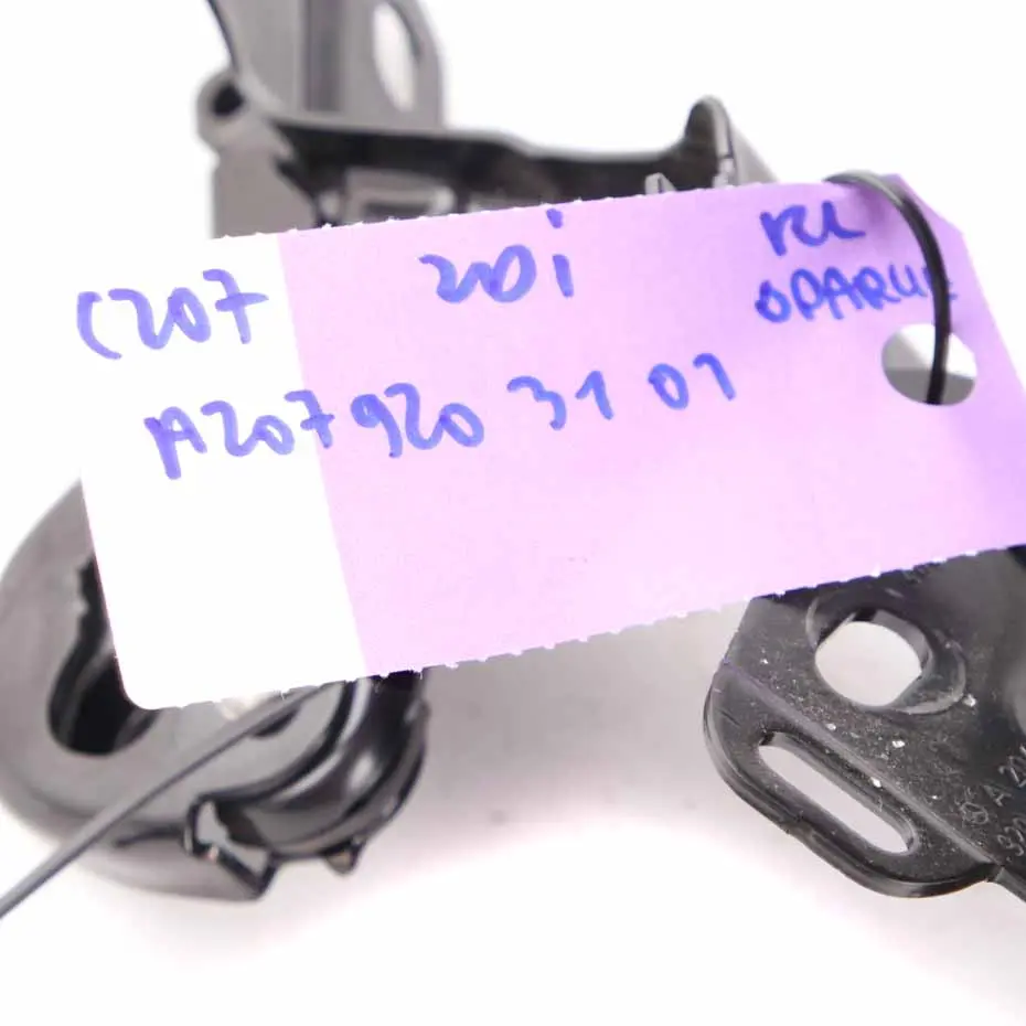 Backrest Mercedes C204 C207 Rear Left N/S Cover Black Anthracite Leather to Seat with Part number A2079203101 Seat Backrest Mercedes C204 C207 Rear Left N/S Cover Black Anthracite Leather - SKU A2079203101 - Part number A2079203101