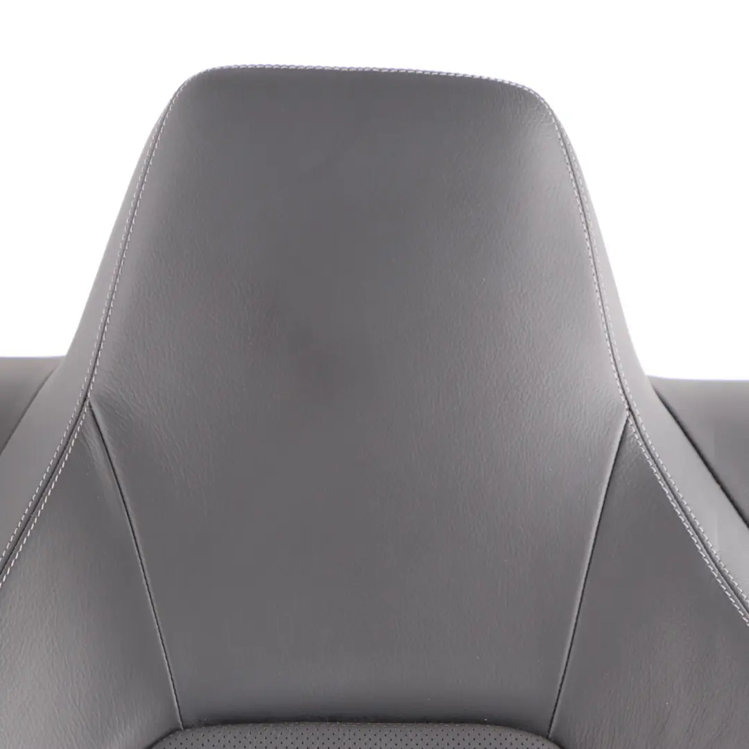 Seat Backrest Mercedes C204 C207 Rear Left N/S Cover Black Anthracite Leather - SKU A2079203101 - Part number A2079203101