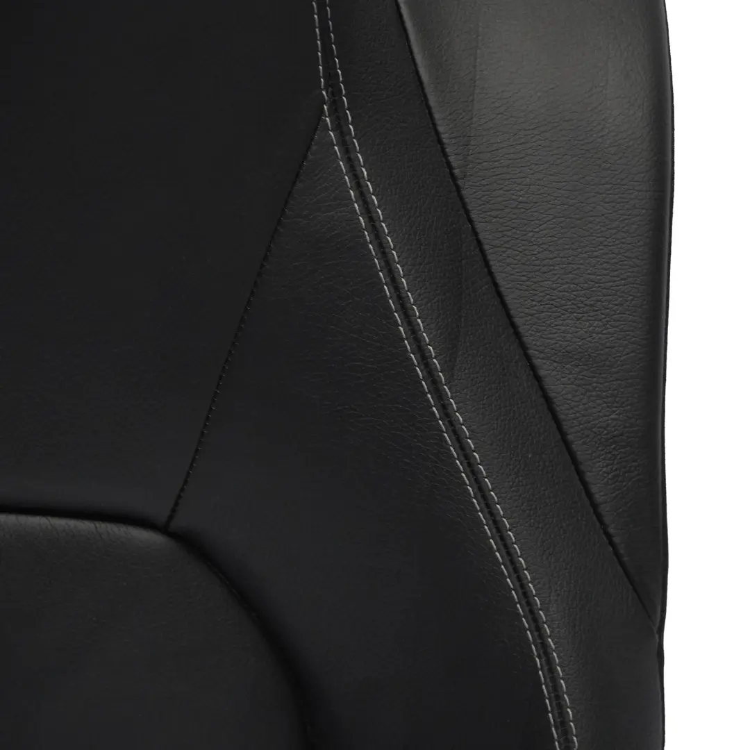  Dossier de siège Mercedes C204 C207 Revêtement arrière gauche cuir noir Nappa - SKU A2079204747 - Numéro de pièce A2079204747