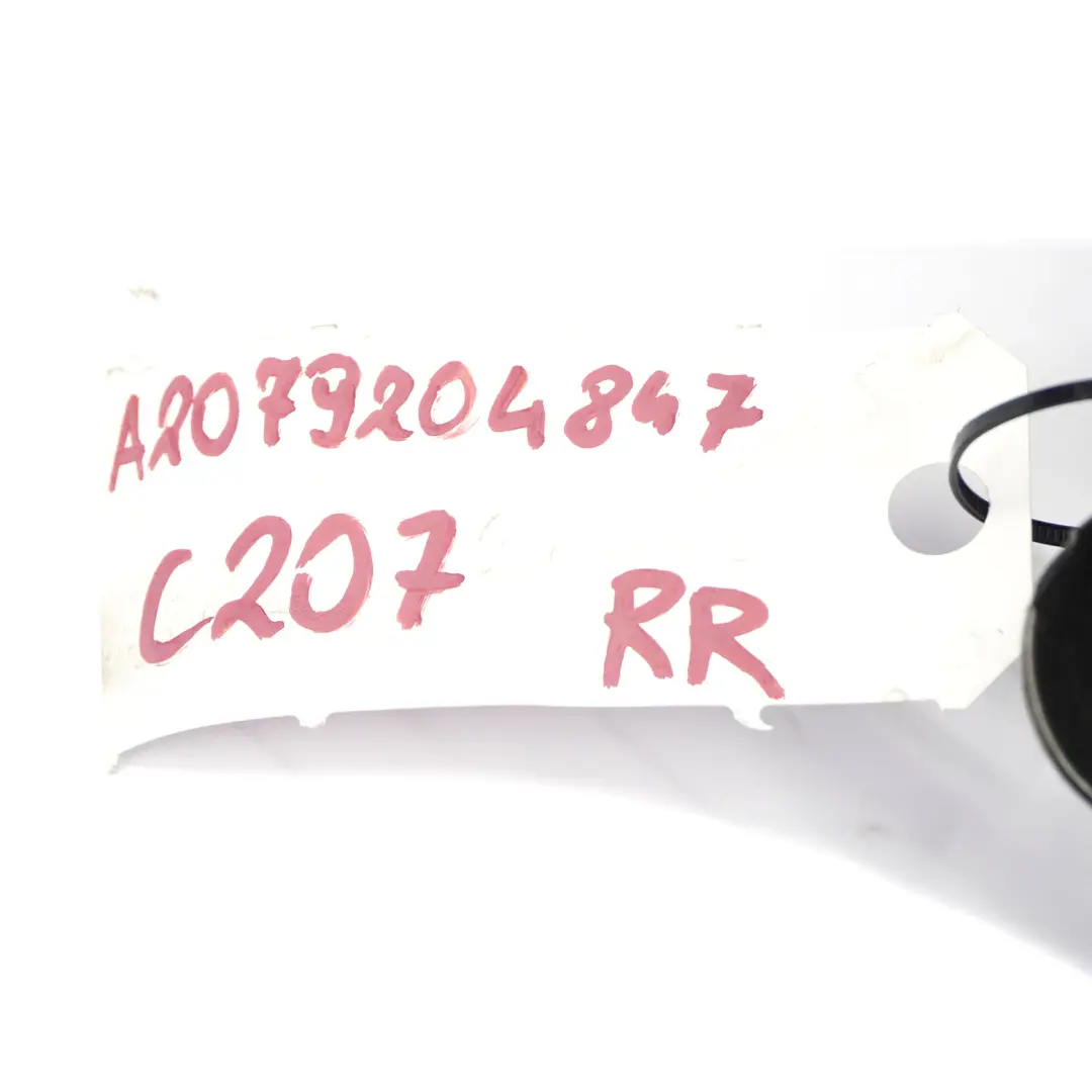  Respaldo Asiento Mercedes C204 C207 Trasero Izquierdo Asiento Cuero Negro Nappa - SKU A2079204847 - Número de pieza A2079204847