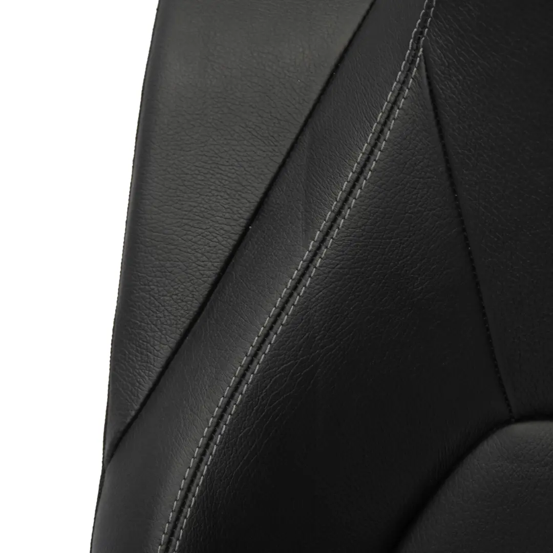  Dossier de siège Mercedes C204 C207 Revêtement arrière droite cuir noir Nappa - SKU A2079204847 - Numéro de pièce A2079204847