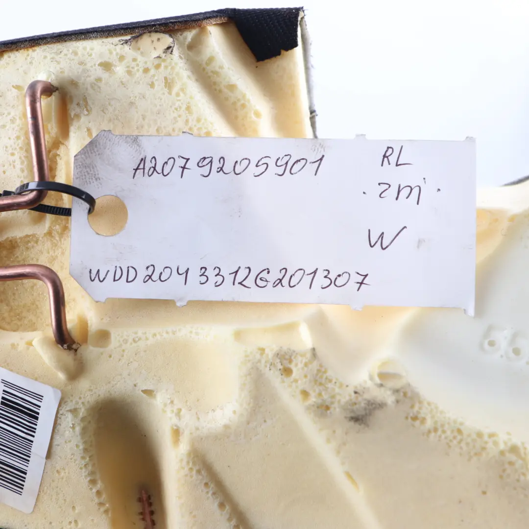 Lateral Panel Mercedes W204 W207 Coupe Rear Seat Left N/S Finisher Black to with Part number A2079205901 Lateral Panel Mercedes W204 W207 Coupe Rear Seat Left N/S Finisher Black - SKU A2079205901 - Part number A2079205901