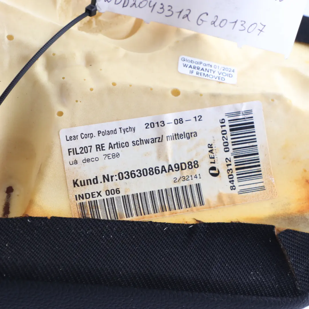 Lateral Panel Mercedes W204 W207 Coupe Rear Seat Right O/S Finisher Black to with Part number A2079206001 Lateral Panel Mercedes W204 W207 Coupe Rear Seat Right O/S Finisher Black - SKU A2079206001 - Part number A2079206001