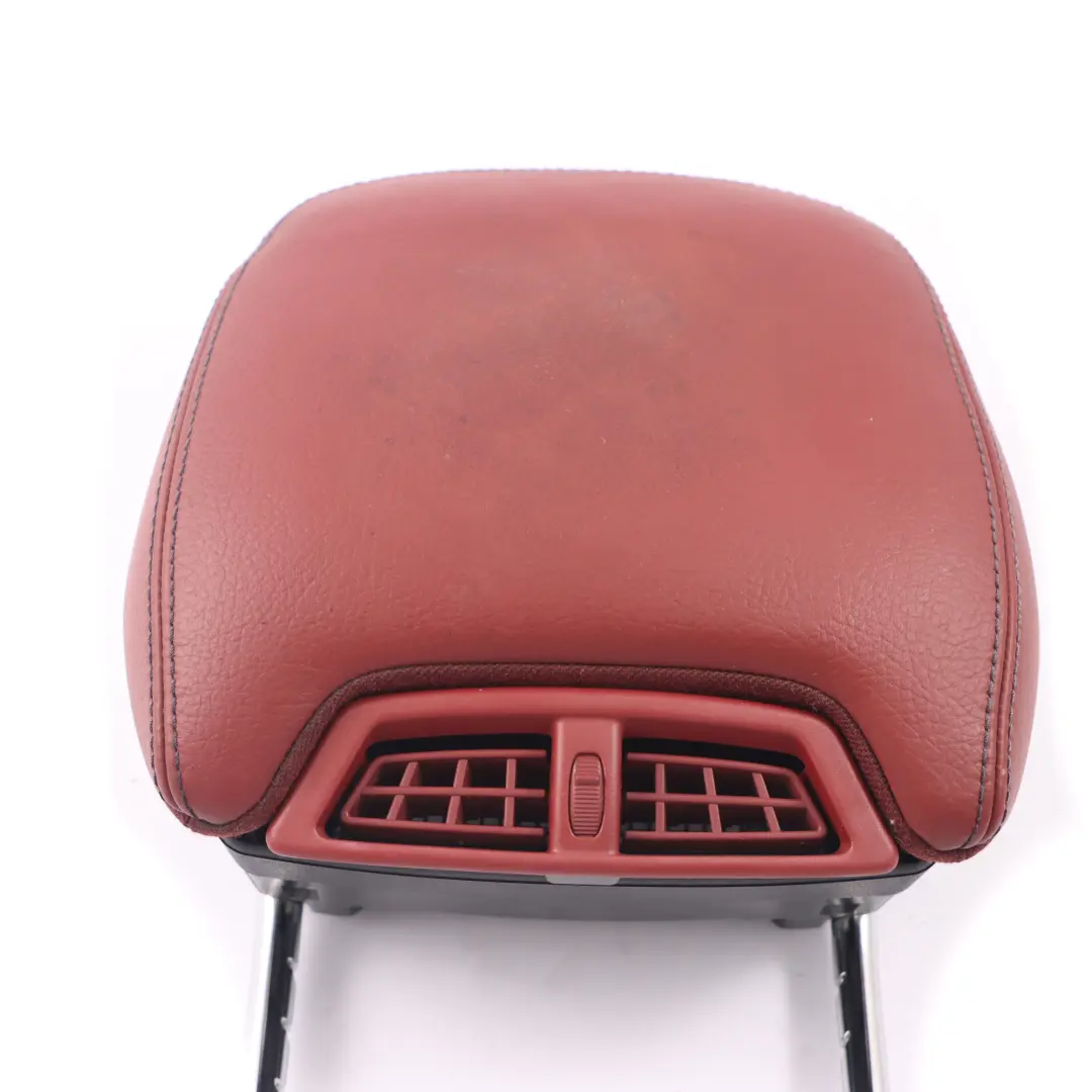 Headrest Heated Front Left Right Convertible Red Leather to Mercedes A207 Seat with Part number A2079701050 Mercedes A207 Seat Headrest Heated Front Left Right Convertible Red Leather - SKU A2079701050 - Part number A2079701050