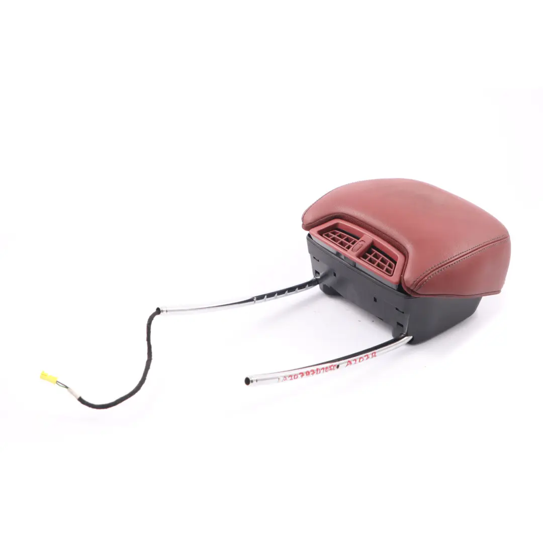 Headrest Heated Front Left Right Convertible Red Leather to Mercedes A207 Seat with Part number A2079701050 Mercedes A207 Seat Headrest Heated Front Left Right Convertible Red Leather - SKU A2079701050 - Part number A2079701050