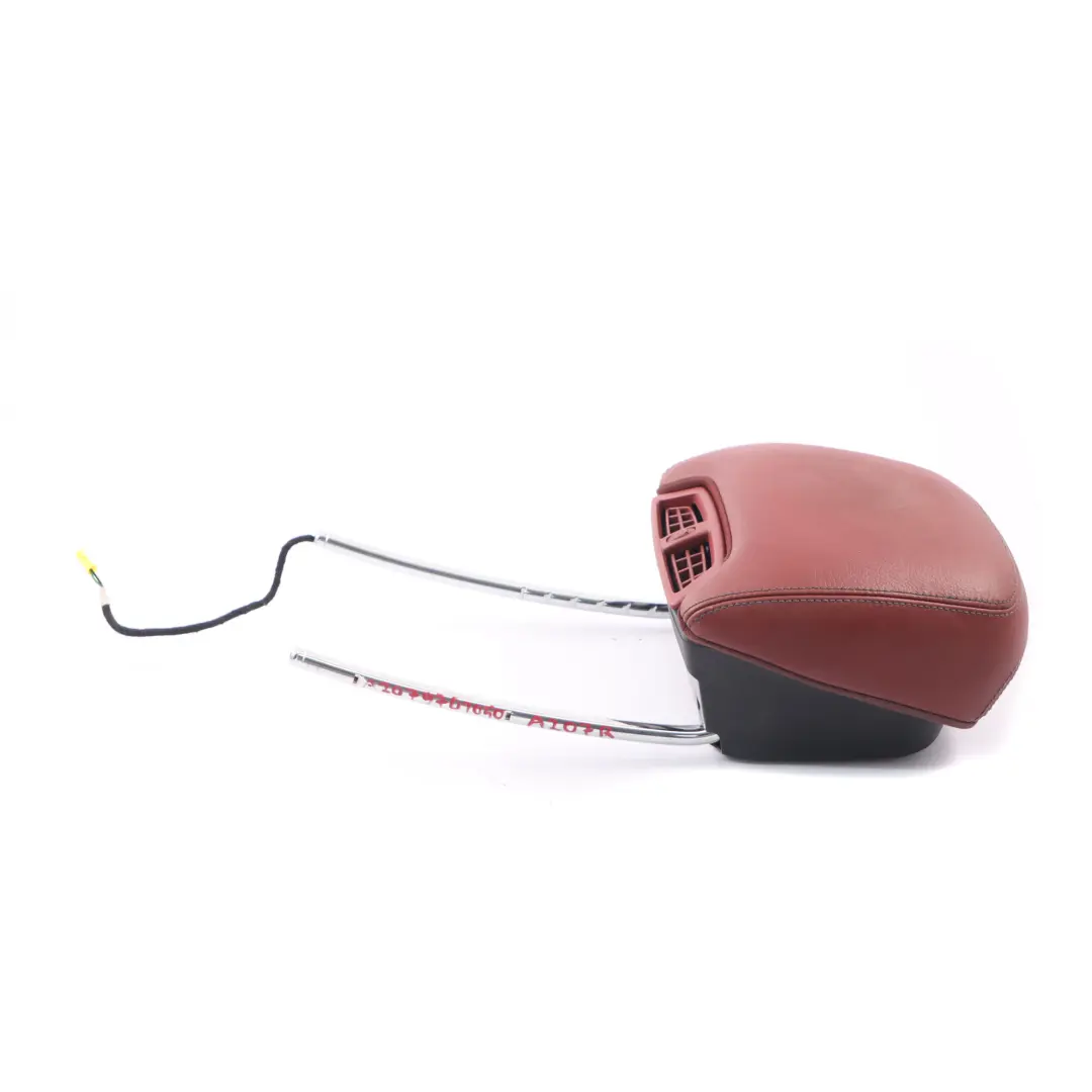 Headrest Heated Front Left Right Convertible Red Leather to Mercedes A207 Seat with Part number A2079701050 Mercedes A207 Seat Headrest Heated Front Left Right Convertible Red Leather - SKU A2079701050 - Part number A2079701050
