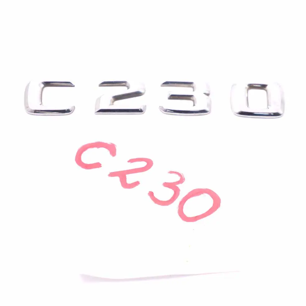 Trunk Tailgate Adhered Emblem Lettering 320 to Mercedes W203 W204 with Part number A2088170315 Mercedes W203 W204 Trunk Tailgate Adhered Emblem Lettering 320 - SKU A2088170315 - Part number A2088170315