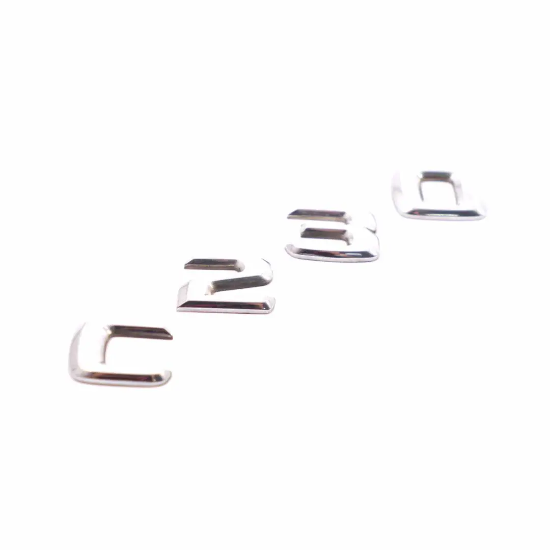 Trunk Tailgate Adhered Emblem Lettering 320 to Mercedes W203 W204 with Part number A2088170315 Mercedes W203 W204 Trunk Tailgate Adhered Emblem Lettering 320 - SKU A2088170315 - Part number A2088170315