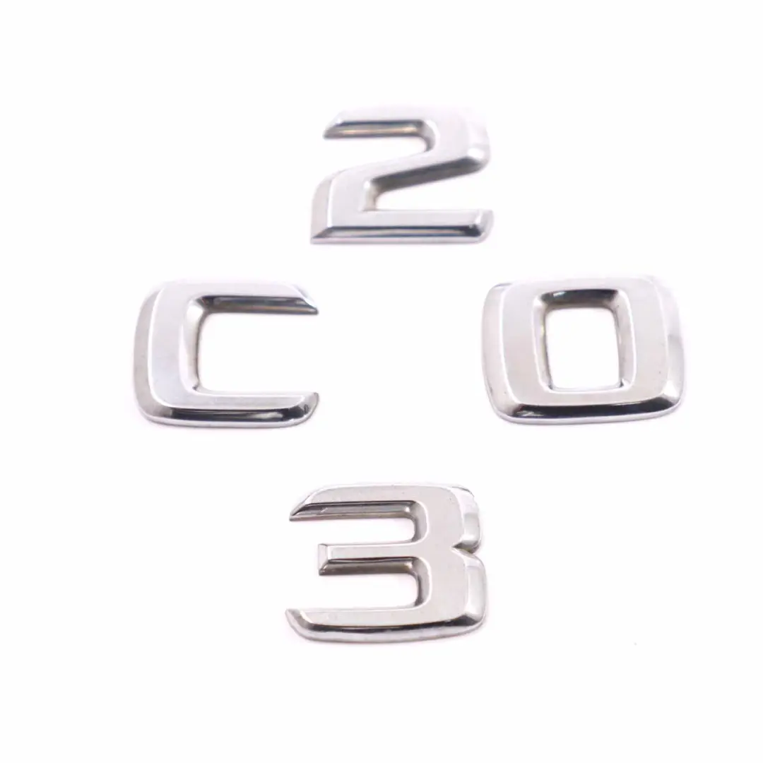 Mercedes W203 W204 Trunk Tailgate Adhered Emblem Lettering 320 - SKU A2088170315 - Part number A2088170315