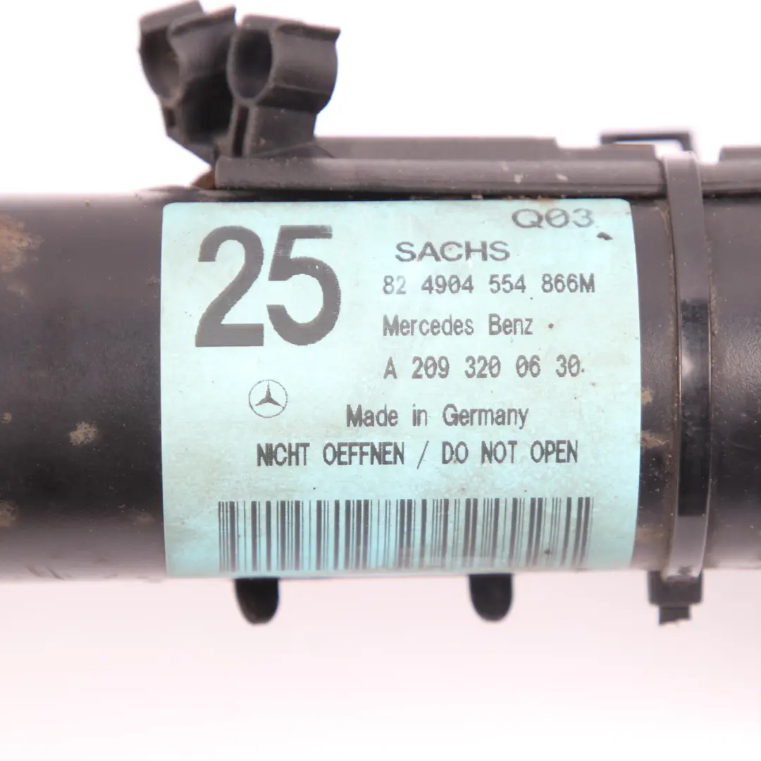 Shock Absorber Front Left Right N/O/S Suspension Spring Strut to Mercedes W209 with Part number A2093200630 Mercedes W209 Shock Absorber Front Left Right N/O/S Suspension Spring Strut - SKU A2093200630 - Part number A2093200630