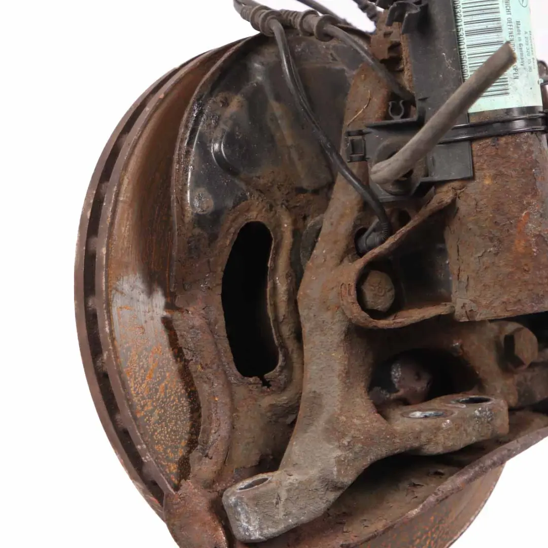 Front Right O/S Suspension Leg Wheel Hub Carrier Brake to Mercedes W209 CLK 320 with Part number A2093201530 Mercedes W209 CLK 320 Front Right O/S Suspension Leg Wheel Hub Carrier Brake - SKU A2093201530-1 - Part number A2093201530