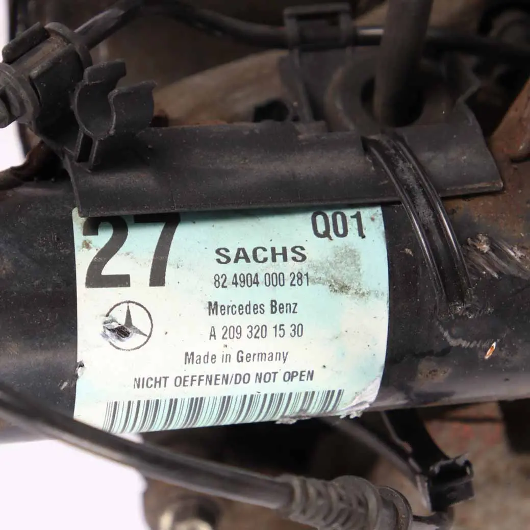 Mercedes W209 CLK 320 Front Left N/S Suspension Leg Wheel Hub Carrier Brake Disc - SKU A2093201530 - Part number A2093201530