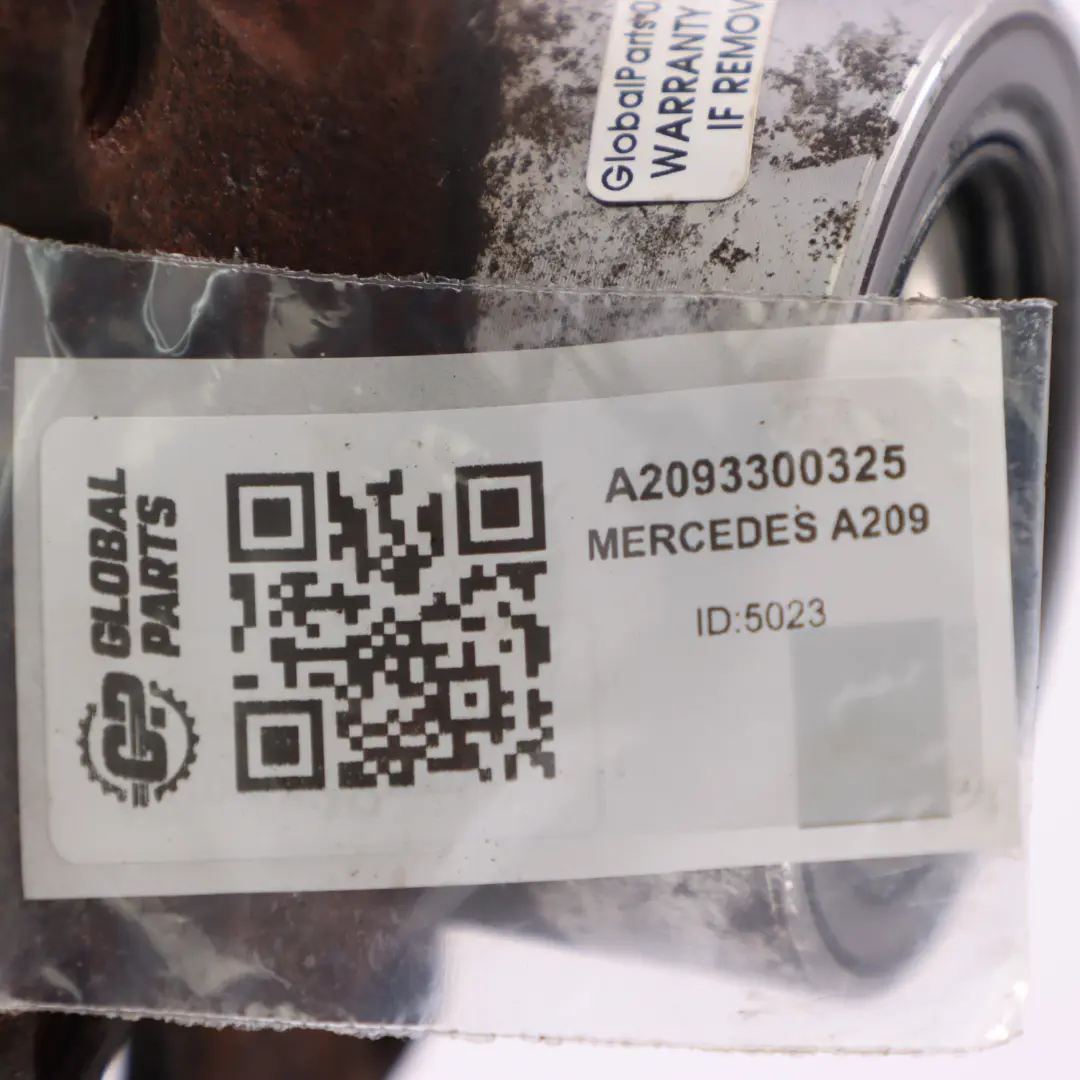 Hub Mercedes W203 C209 Front Wheel Bearing Left Right N/O/S to Wheel with Part number A2093300325 Wheel Hub Mercedes W203 C209 Front Wheel Bearing Left Right N/O/S - SKU A2093300325 - Part number A2093300325