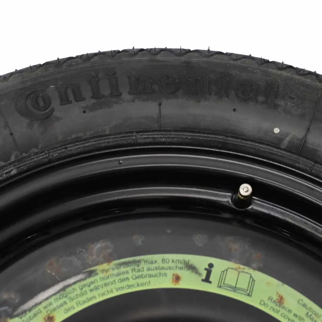 Ruota di scorta in acciaio Pneumatico R17 7J ET:37 125/80 per Mercedes W203 C209 con numero di parte A2094000302 Mercedes W203 C209 Ruota di scorta in acciaio Pneumatico R17 7J ET:37 125/80 - SKU A2094000302-1 - Numero di parte A2094000302