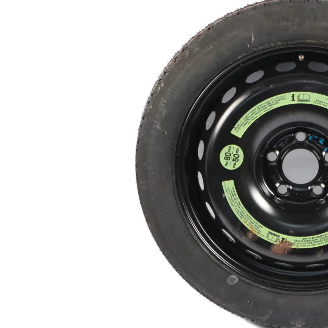 Repuesto Acero Neumático R17 3.5J ET:17 125/80 para Mercedes W203 C209 con número de pieza A2094000302 Mercedes W203 C209 Repuesto Acero Neumático R17 3.5J ET:17 125/80 - SKU A2094000302-2 - Número de pieza A2094000302